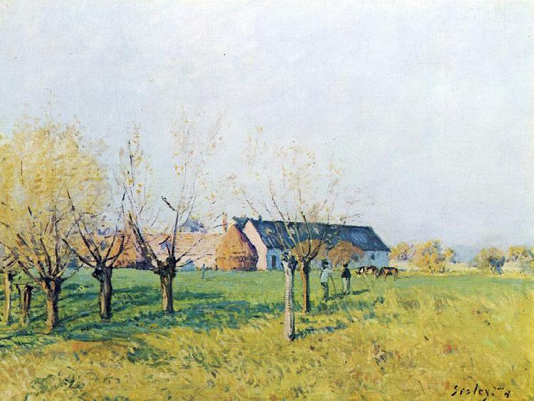 Alfred Sisley Bauernhof zum Hollenkaff China oil painting art